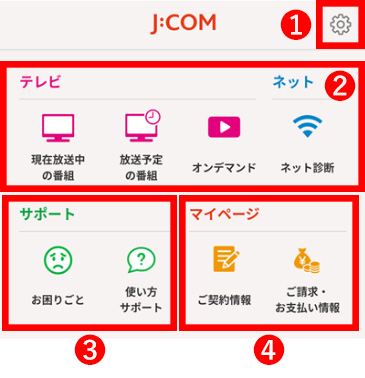 My J Comアプリについて Jcomサポート