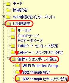 Corega Cg Wlr300gnh セキュリティ設定をする Jcomサポート