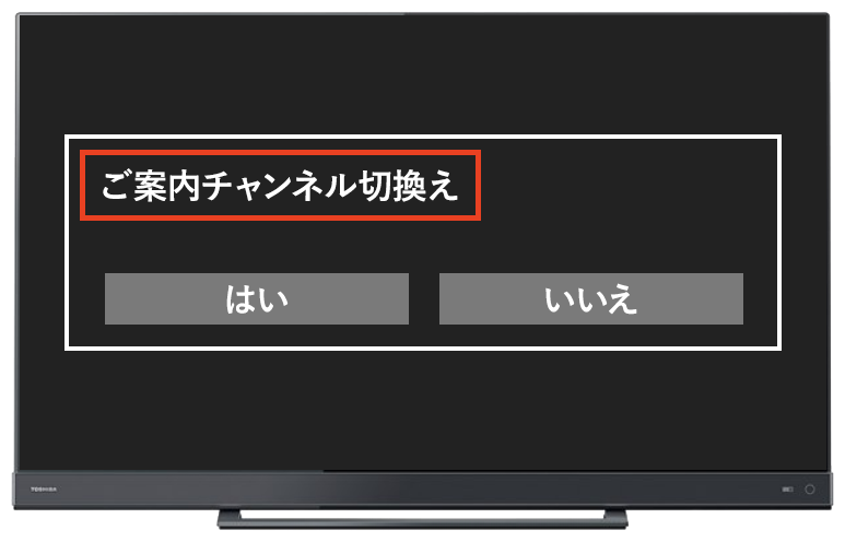 ご案内チャンネル切換え Wowow Jcomサポート