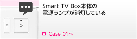 本体の電源ランプが消灯している